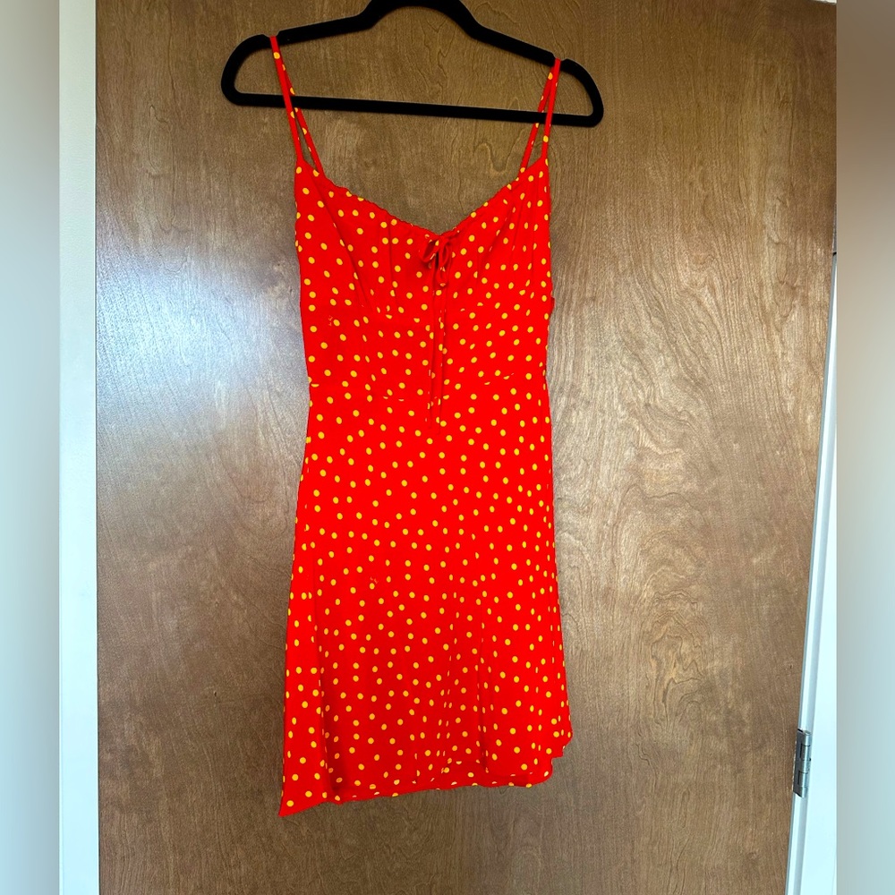 Unworn Realiston Par red dress